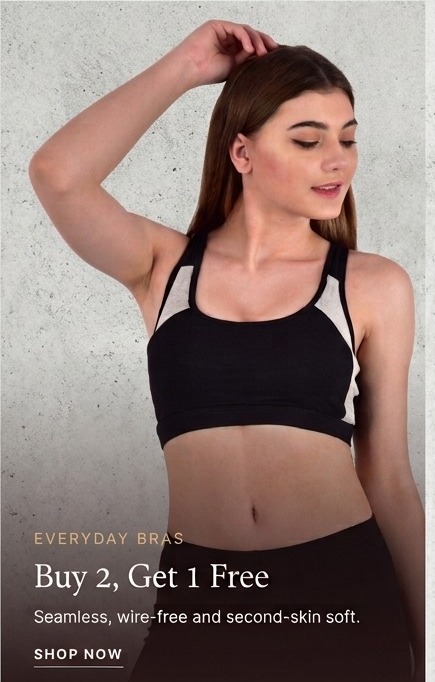 Everyday bras — Buy 2, Get 1 Free at Teusy